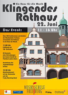 Freiburger Rathaus Plakat, Illustration